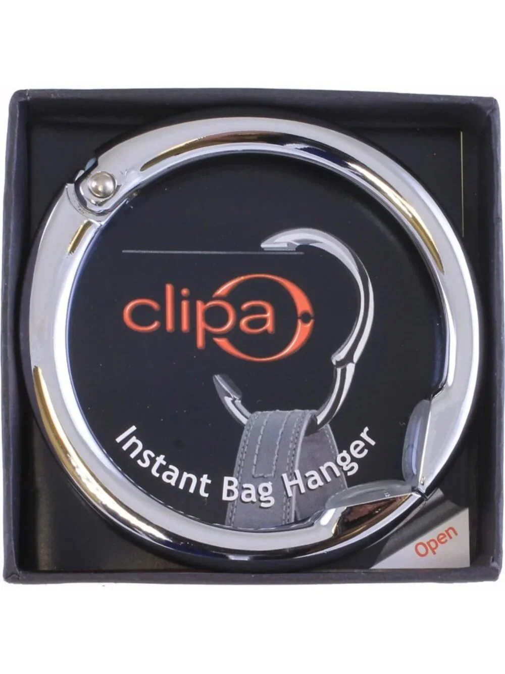 Instant Bag Hanger Hook - Easy One-Handed Use, Holds 15kg, Compact & Durable